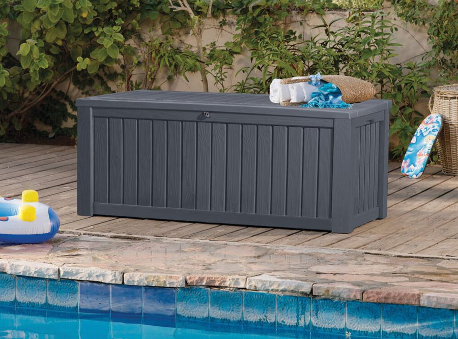 KETER ROCKWOOD STORAGE BOX ANTHRACITE - $289.00 : LANDERA, Outdoor ...