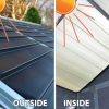 Palram Garden Sheds Skylight 4 Amber Light Transparency InsideOut