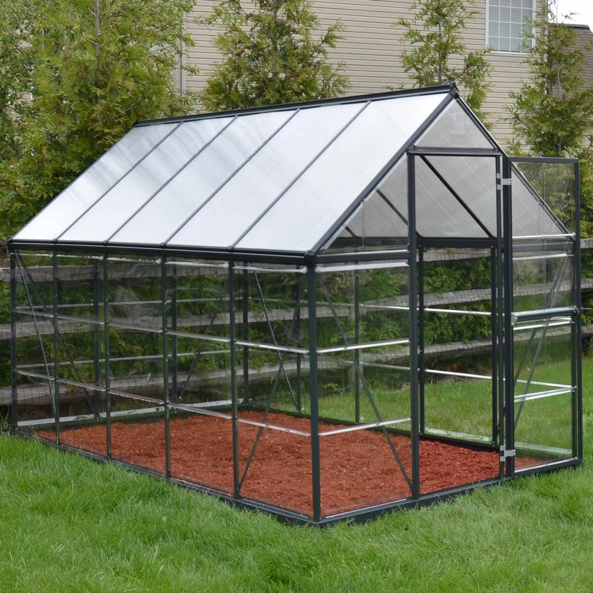 HYBRID 6'x10' GREY GREENHOUSE