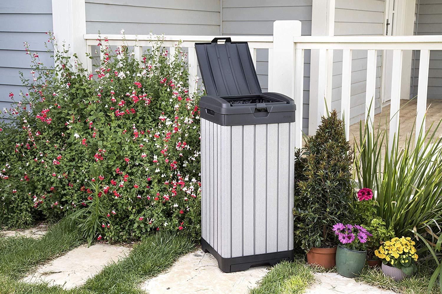 KETER ROCKFORD OUTDOOR RUBBISH BIN