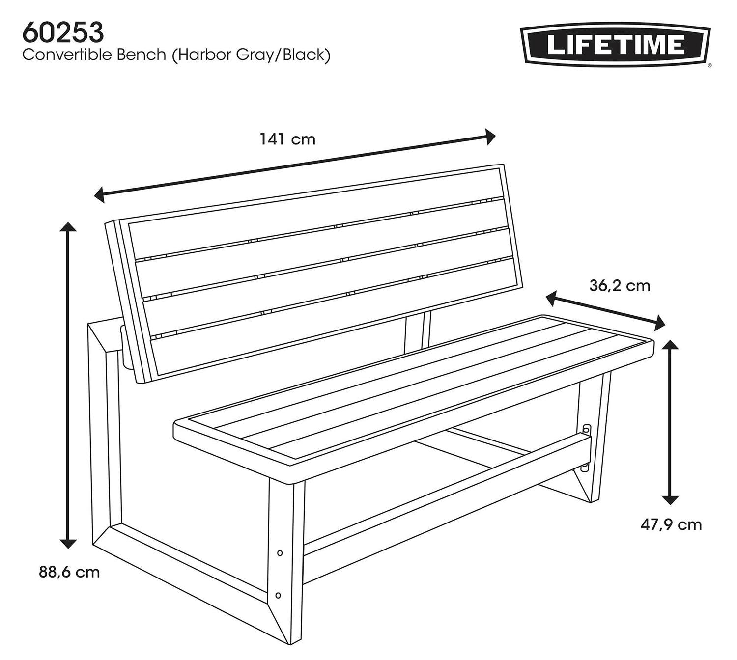 max bench conversion chart 25 diy garden bench ideas