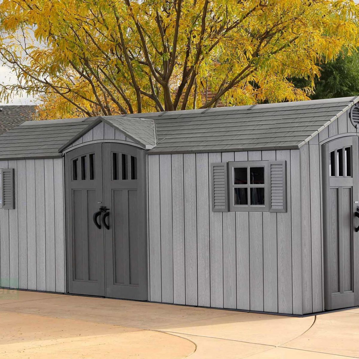 LIFETIME 20'x8' GARDEN SHED 6.1mx2.4m