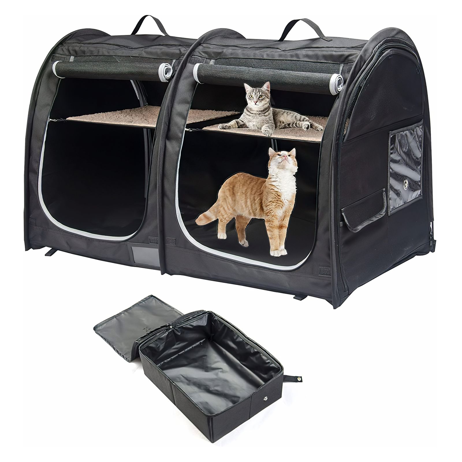 Pop Up House For Small Pets – Black