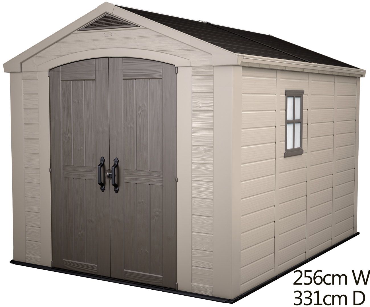 KETER FACTOR 8x11 SHED $2449 after discount