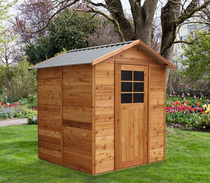 CEDAR SHED PALMWOOD 6x6ft - 1.9mx1.8m