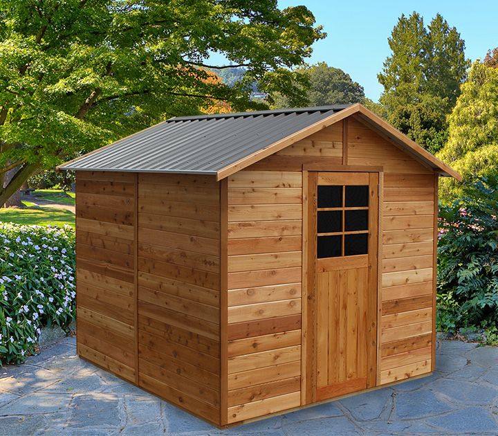 CEDAR SHED GLENDALE 8x8ft 2.5mx2.5m