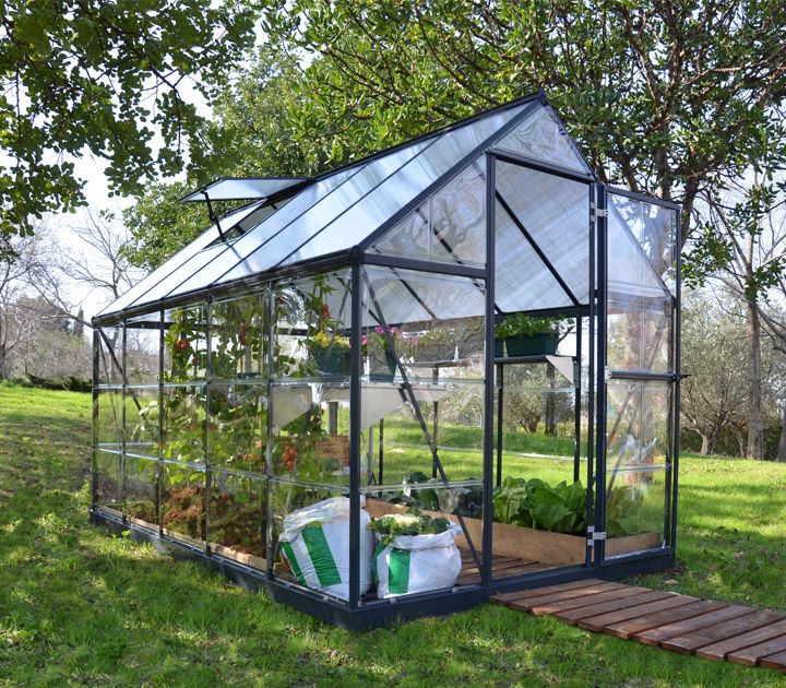 Hybrid 6'x10' Grey Greenhouse